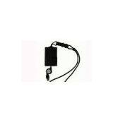 USB Smart/ATM/IC/CAC/ID Card Badge Holder & Reader With Retractable USB Cable (ZW-12026-7-Black)