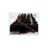 Brazilian virgin hair loose wave front lace closure , 4\