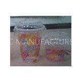 280ml Plastic Sundae Disposable Ice Cream Cups / Beautiful Printing Cup