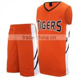 Basket Ball Uniforms tackle twill embroidery work in top superior quality 100% polyester fabric