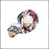 cheapest custom printing soft satin polyester scarf