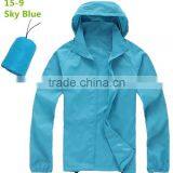 Rose Red Windbreaker Lightweight Hooded Pullover Packable Jacket With Bag thumbnail-4