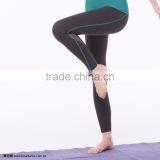 Women wear supplex color coverstitch yoga pants