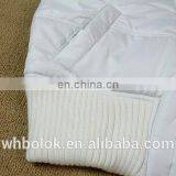 Womens Quilted White Waistcoat With Hood Padding Vest thumbnail-4