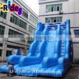 Sky Blue Super High Inflatable Slide for Pool thumbnail-4