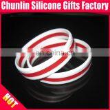 Hot Selling Blank Layers Silicone Slap Bracelets thumbnail-4