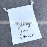 Cotton Canvas Small Nylon Drawstring Dust Bag for Handbag