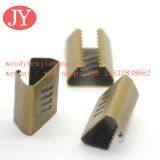 Jiayang Drawcord Gold Color u Shape Aglets Tips Crimp thumbnail-5
