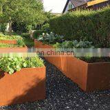Metal Lawn Edging Weathering CORTEN Steel for Garden thumbnail-4