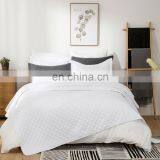 Luxury Super King Summer Fancy Movable Woven Comforters 100% Polyester Ultrasonic Quilt Bedspread Set For India thumbnail-1