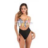 2020 Women's One-Piece Swimsuit Flower Lace Bikini Swimwear OEM thumbnail-2