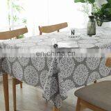 Cotton Linen Tablecloth Cotton Christmas Tablecloth African Flower Tablecloths thumbnail-3
