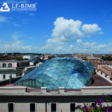 Prefab Dome Structure Build Glass Steel Glass Dome Roof thumbnail-1