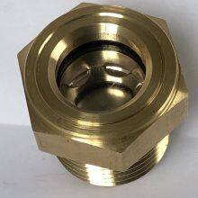 NPT MALE THREAD BRASS OIL SIGHT GLASS thumbnail-3