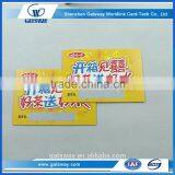 Scratch off Pvc/paper Gift Card With Personalization