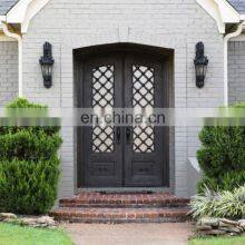 Simple Wrought Rod Iron Single Front Doors Price thumbnail-5
