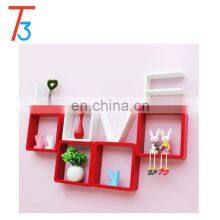 Cheap Wooden Natural Unfinished Wall Mounted Display Shelf Wholesale thumbnail-5