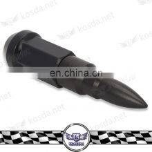 M12x1.5 M12x1.25 L:97mm 20 Pcs/set Aluminum Bullet With Steel Wheel Nut thumbnail-3