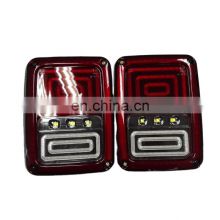 Shanghai Sanfu Car Accessories Fit For Jeep W rangler JK 07-17 J111 LED Taillight US or EU Edition Led Taillight Tunnel Pattern