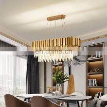Hotel Wedding Lobby Large Decorative Hanging Light Gold Home Modern Stainless Steel Luxury Crystal Chandelier thumbnail-5
