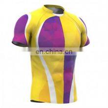 Customized Sublimated Printed Rugby Jersey Uniform Sublimation Printing Polyester Rugby Uniform thumbnail-1