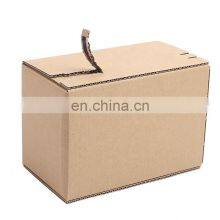 Custom Printed Logo Sturdy Storage Box Foldable Packaging Corrugated Carton Custom Closing Self Stick Zipper Mailer Shipping Box