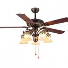 Retro ceiling fan light（Wechat:13510231336）