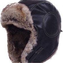 Outdoor Faux Fur Lined Ear Flap Winter Usuanka Russian Soviet Trooper Hunting Trapper Aviator Pilot Hat