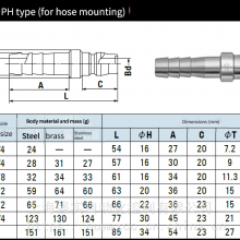 Insert for Installing Japanese Imported Hoses 30ph, Male Connector for Installing 3/8 Hoses thumbnail-3