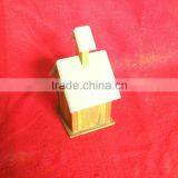 2016 New Carved Wooden Bird Feeder and Decorative Bird Cage, Hot Sale Wood Bird Nest thumbnail-3