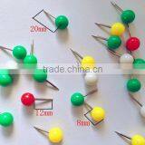 Wholesale High Quality 23mm Plastic Clear Square Head Thumb Tack thumbnail-2