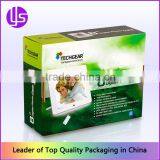 Custom E Flute Corrugated Cardboard Color Printed Roll End Tuck Top Paper Packaging Box With the Dust Flaps thumbnail-3