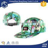 Comfortable Custom Hawaii Sublimation 5 Panel Hat