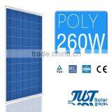 High Quality 260 Watt Monocrystalline Solar Panel for Home Solar Panel Kits Paneles Solares With CE Tuv