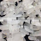 Wholesale Natural Matte,dull Polished,frosted Crystal Quartz Gemstone Strand for Jewellery Decorate thumbnail-3