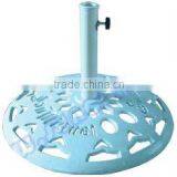 white color umbrella base with marble