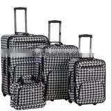 stock stocklot overstock closeout 3pcs 4pcs printed carry on trolley travel bag