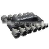 14pcs/set Power Nut Driver Drill Bit SAE Metric Socket Bits Wrench Screw 1/4 Inch Hex Shank Quick-Change Screwdrivers Nutdriver thumbnail-4