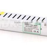 Output Voltage 12V DC Waterproof ROHS, CE Certification LED Power Supply 60W