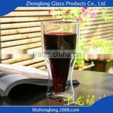 China Supplier New Products Free Sample Double Deck Glass Cup thumbnail-1