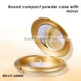 Luxury Gold Empty Compact Case With Mirror Make up Case