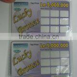 High Quality Paper Lottery Scratch Card Printing thumbnail-6