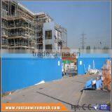 Construction Sites Colorbond Solid Steel Temporary Security Hoarding Panels