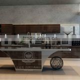 hot stainless steel kitchen cabinet design
