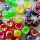 Metallic Plastic Square Beads thumbnail-1