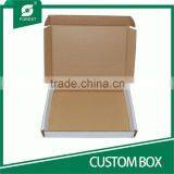 SINGLE WALL FOLDING WHITE CUSTOM PAPER BOX WITH OEM PRINTING thumbnail-5