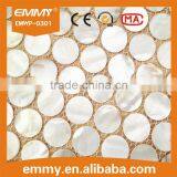 2016 New Design Washroom/Kitchen Wall Decorative White Freshwater MOP Shell Mosaic Tile thumbnail-4
