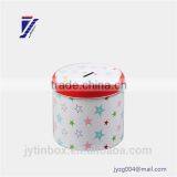 2015 Round Slit Lid Tin Coin Bank