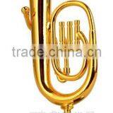 Gold and Copper Material Maked Gild Mini Trumpet thumbnail-3