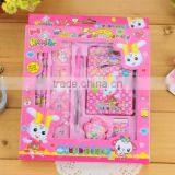 Promotional Creative Kids School 8 Pcs In One Stationary Set